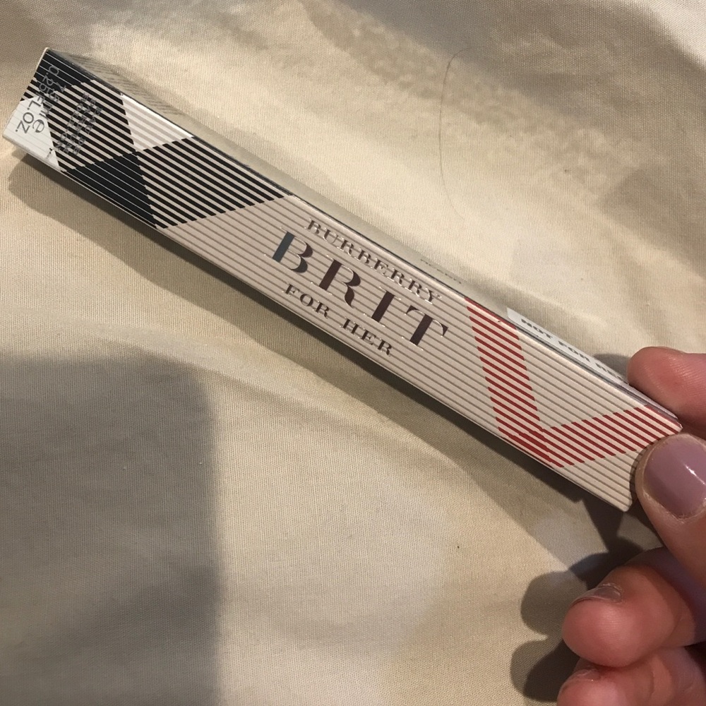 Burberry Brit for her roll on perfume